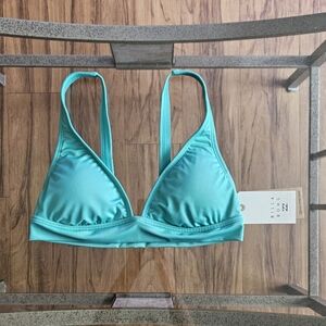 Billa Bong Aloha Banded Tri Bikini Top | Teal